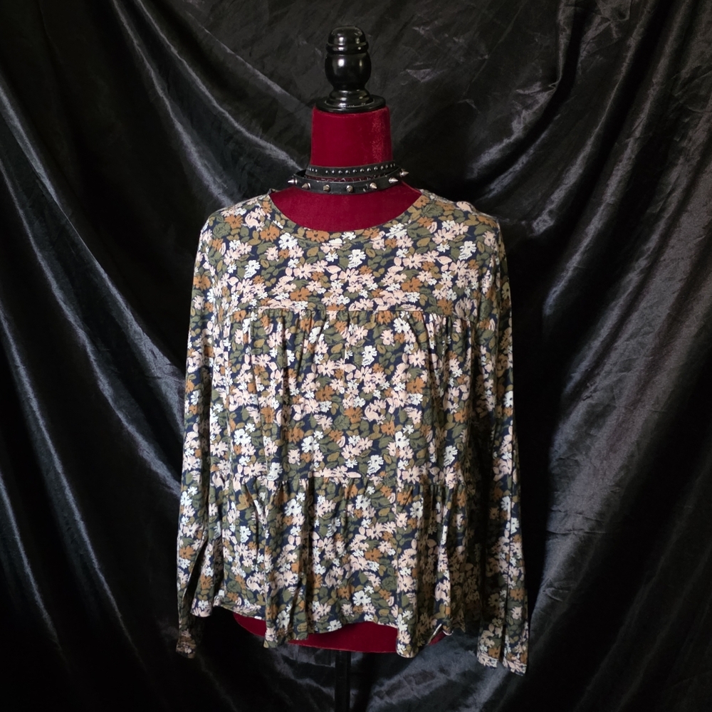 Floral Long Sleeve Blouse
